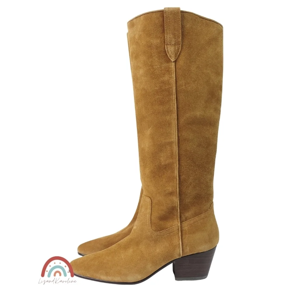 New! J. Crew Piper Knee-high Boots in Suede 5.5